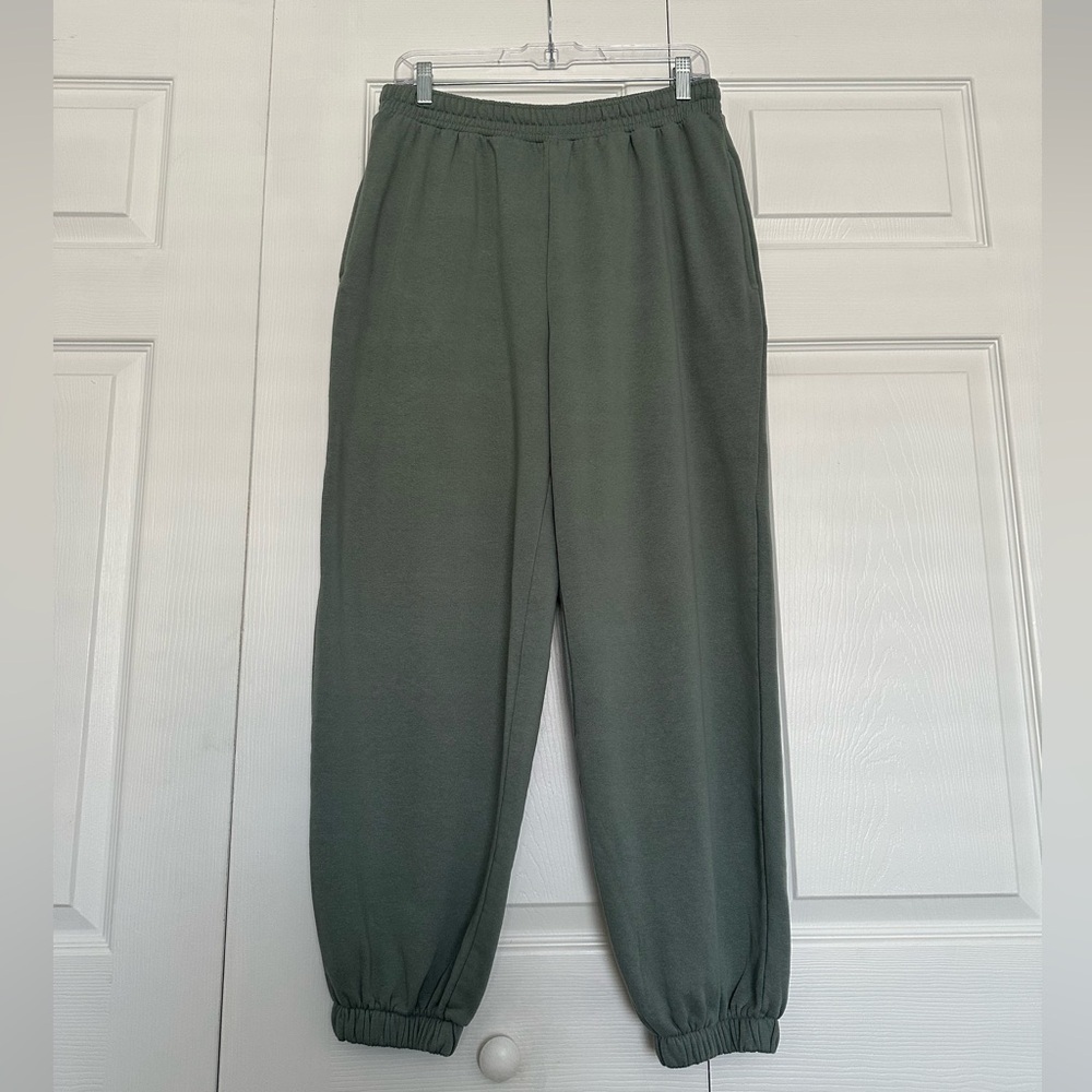 H&M Sage Green Jogger Pants - Size S - EUC - Super Soft and Cozy